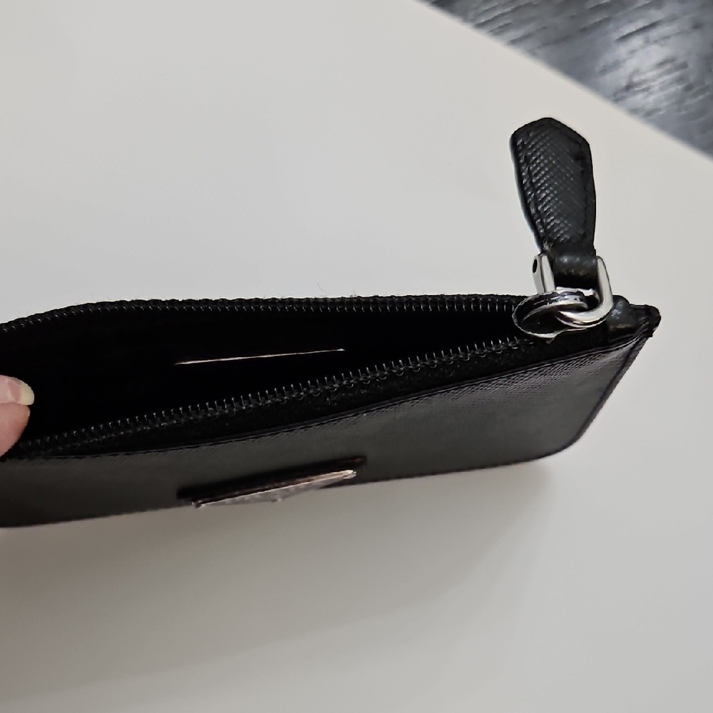 Prada Black Leather Key Pouch - Picture 3 of 16